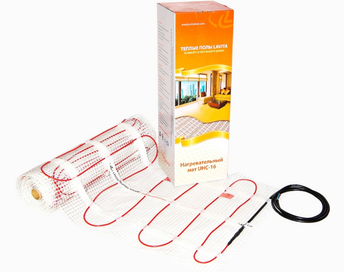 UHC-16-20, (16шт/кор), (320 Вт / 2 кв.м), двужильный экранированный нагревательный мат, Lavita